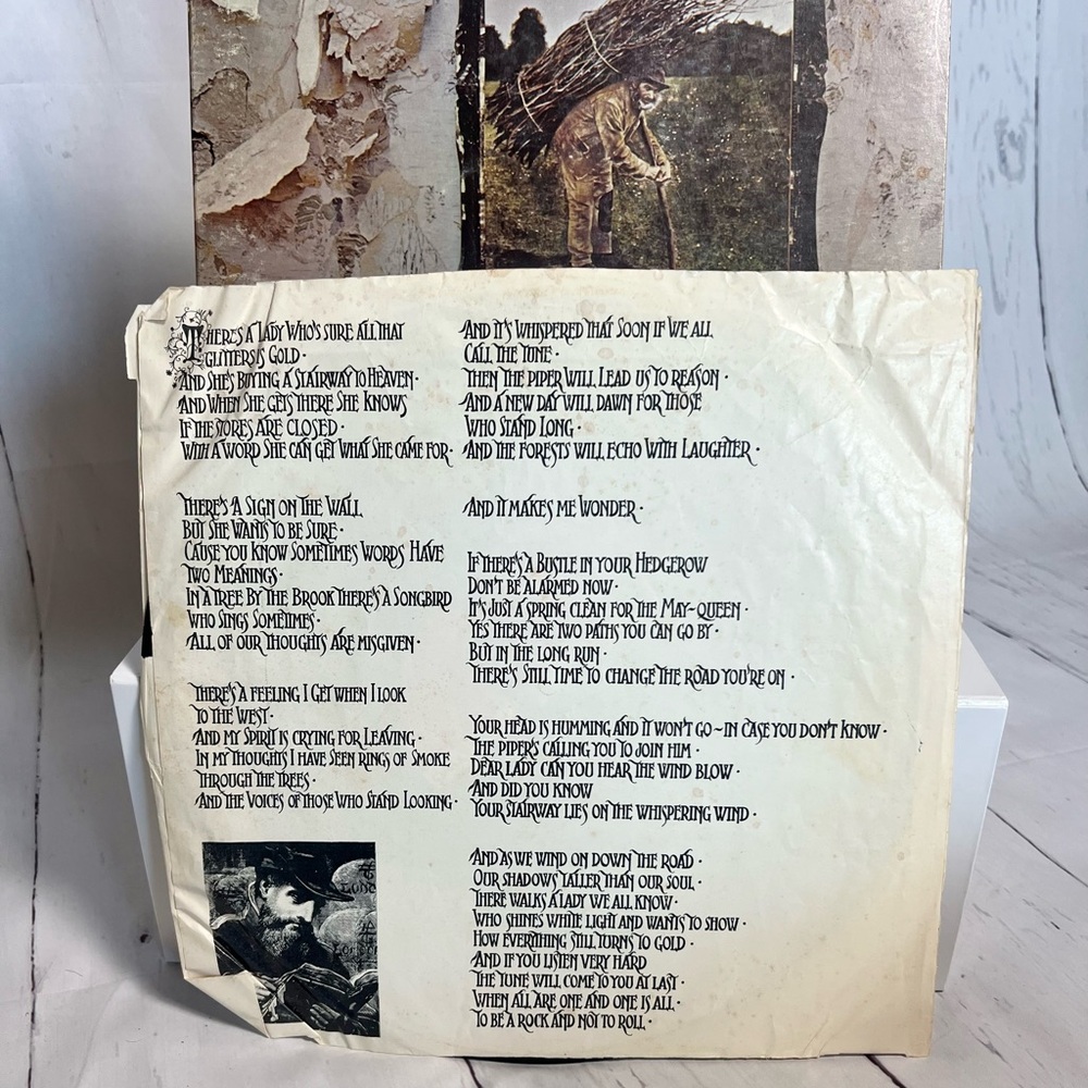 Vintage Led Zeppelin IV Vinyl LP Album - 1971 - Picture 4 of 7